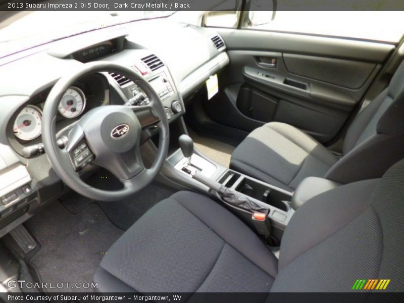 Dark Gray Metallic / Black 2013 Subaru Impreza 2.0i 5 Door
