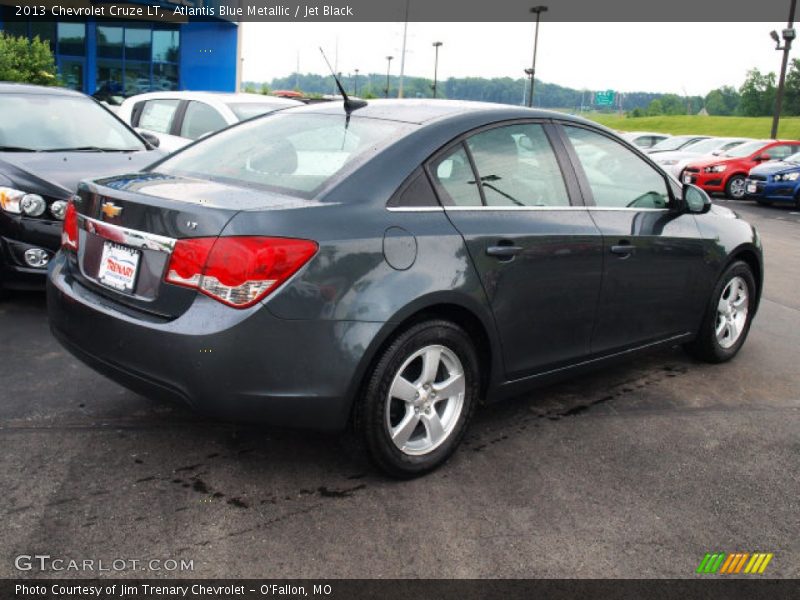 Atlantis Blue Metallic / Jet Black 2013 Chevrolet Cruze LT