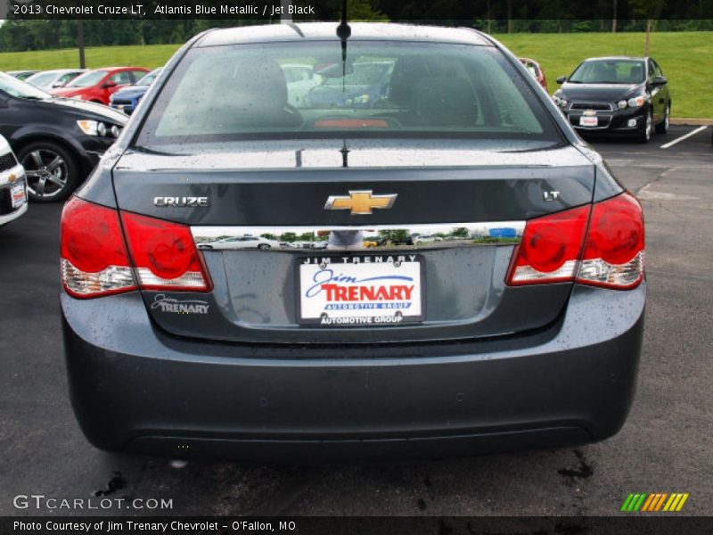 Atlantis Blue Metallic / Jet Black 2013 Chevrolet Cruze LT