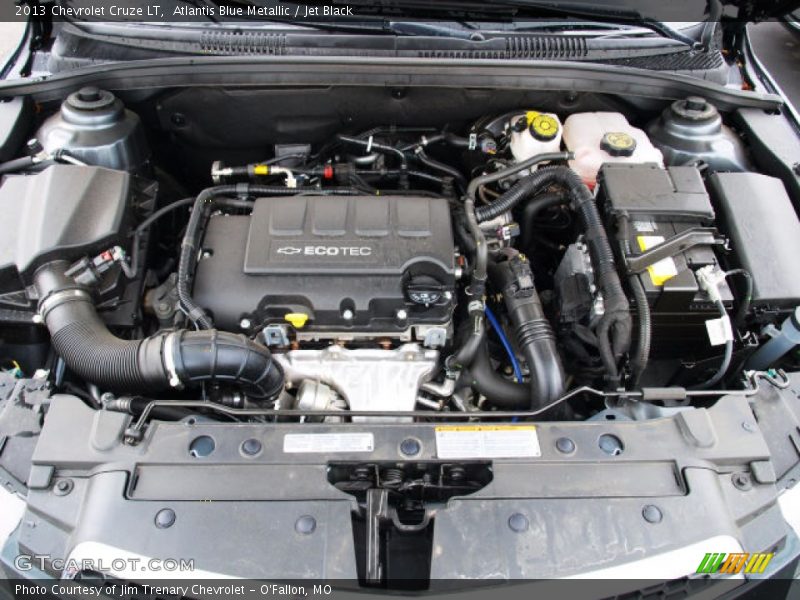 Atlantis Blue Metallic / Jet Black 2013 Chevrolet Cruze LT