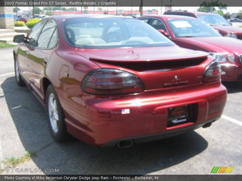 Redfire Metallic / Graphite 2003 Pontiac Grand Prix GT Sedan