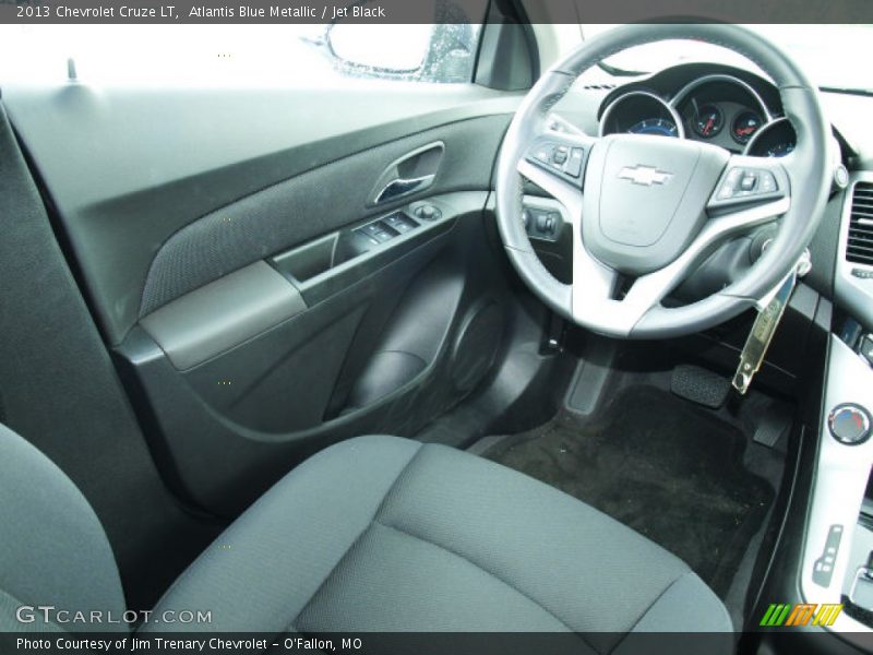 Atlantis Blue Metallic / Jet Black 2013 Chevrolet Cruze LT