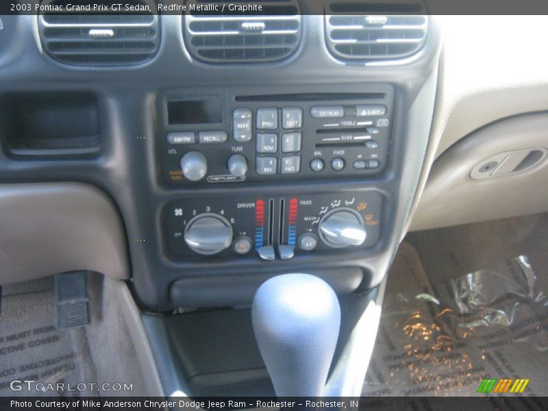Redfire Metallic / Graphite 2003 Pontiac Grand Prix GT Sedan