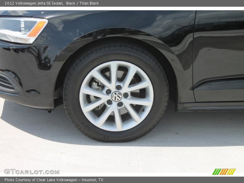 Black / Titan Black 2012 Volkswagen Jetta SE Sedan