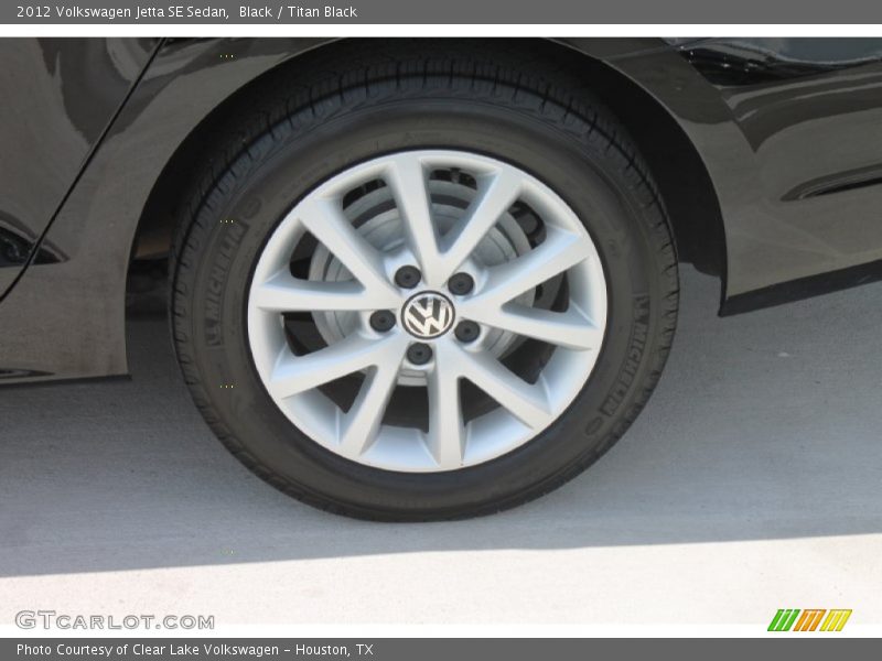 Black / Titan Black 2012 Volkswagen Jetta SE Sedan