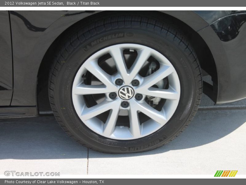 Black / Titan Black 2012 Volkswagen Jetta SE Sedan