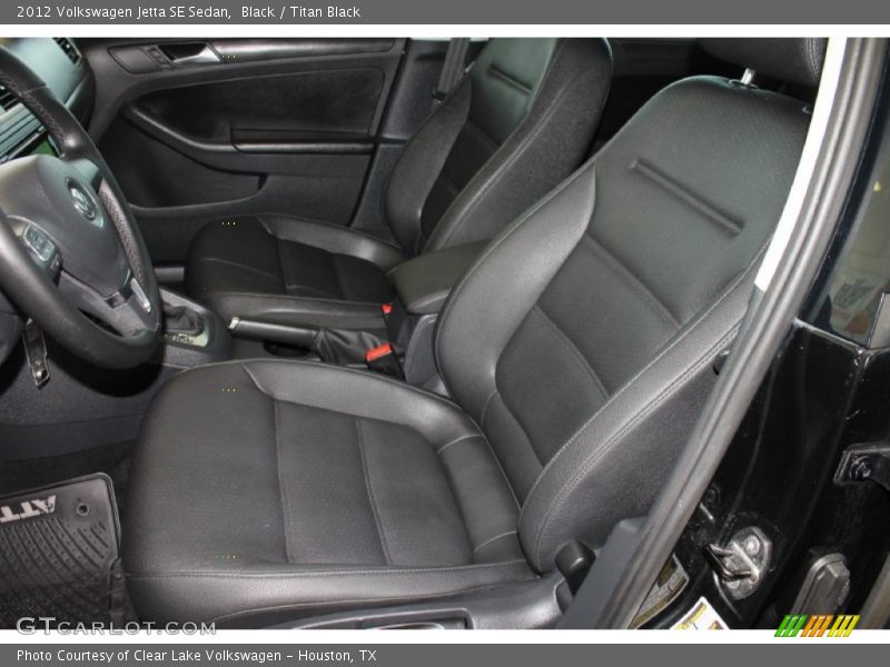 Black / Titan Black 2012 Volkswagen Jetta SE Sedan