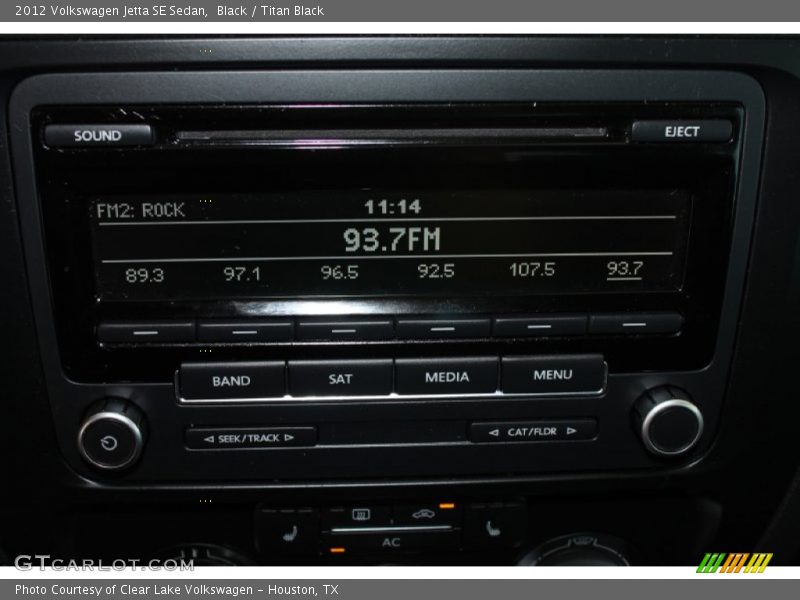 Black / Titan Black 2012 Volkswagen Jetta SE Sedan