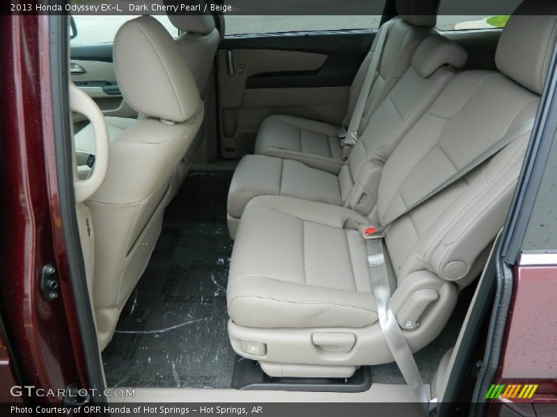 Dark Cherry Pearl / Beige 2013 Honda Odyssey EX-L