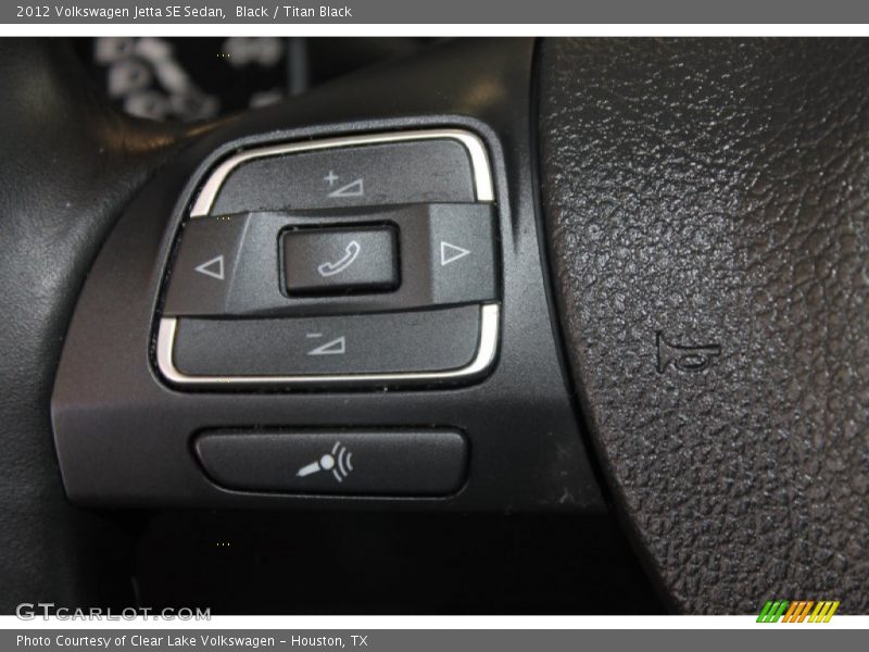 Black / Titan Black 2012 Volkswagen Jetta SE Sedan