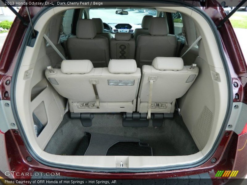 Dark Cherry Pearl / Beige 2013 Honda Odyssey EX-L