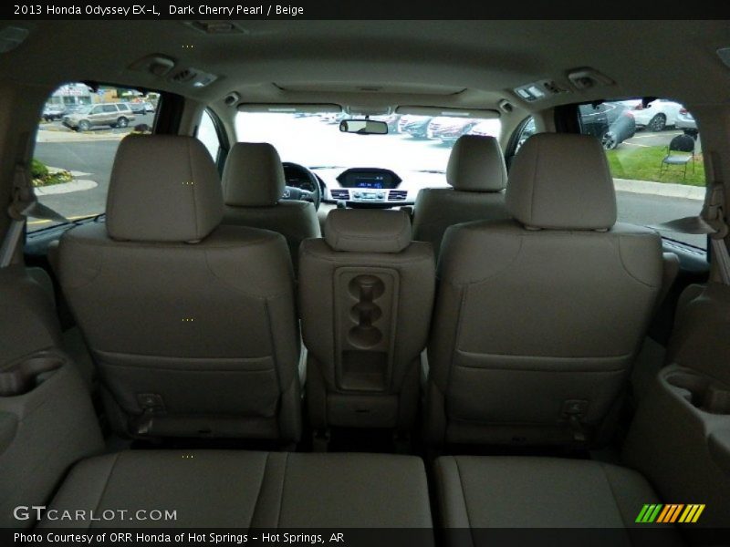 Dark Cherry Pearl / Beige 2013 Honda Odyssey EX-L