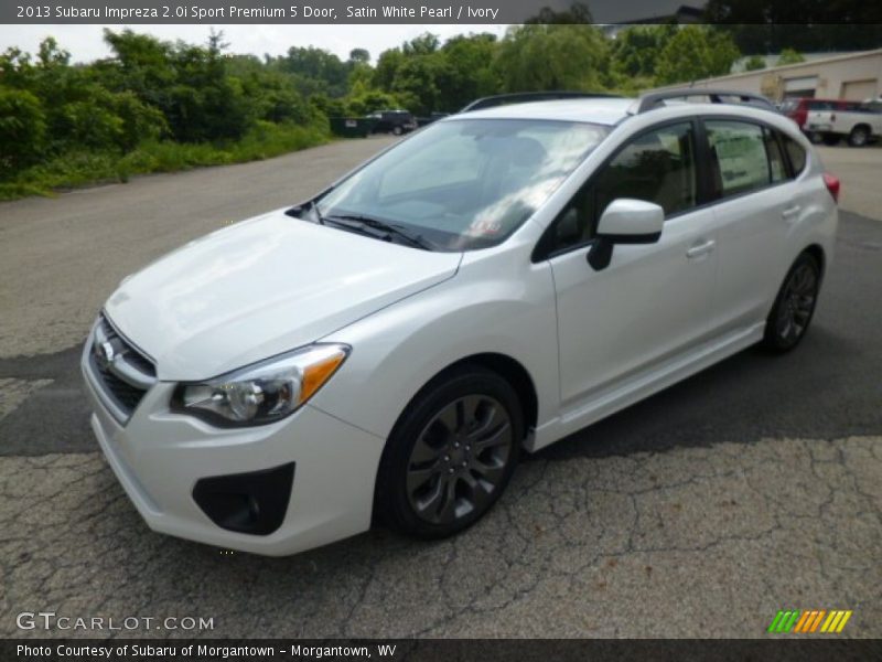 Satin White Pearl / Ivory 2013 Subaru Impreza 2.0i Sport Premium 5 Door