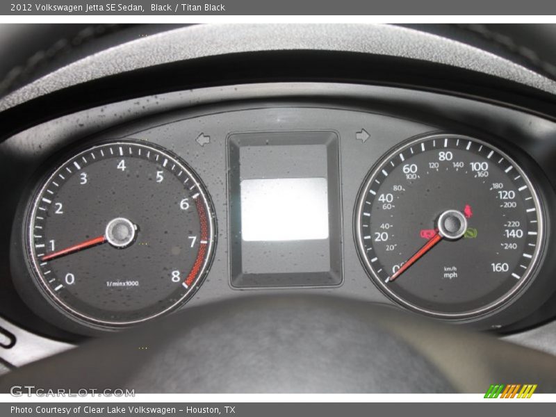 Black / Titan Black 2012 Volkswagen Jetta SE Sedan