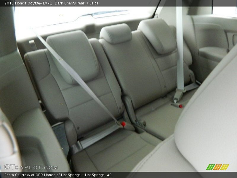 Dark Cherry Pearl / Beige 2013 Honda Odyssey EX-L
