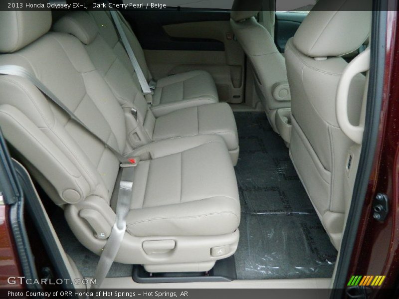Dark Cherry Pearl / Beige 2013 Honda Odyssey EX-L