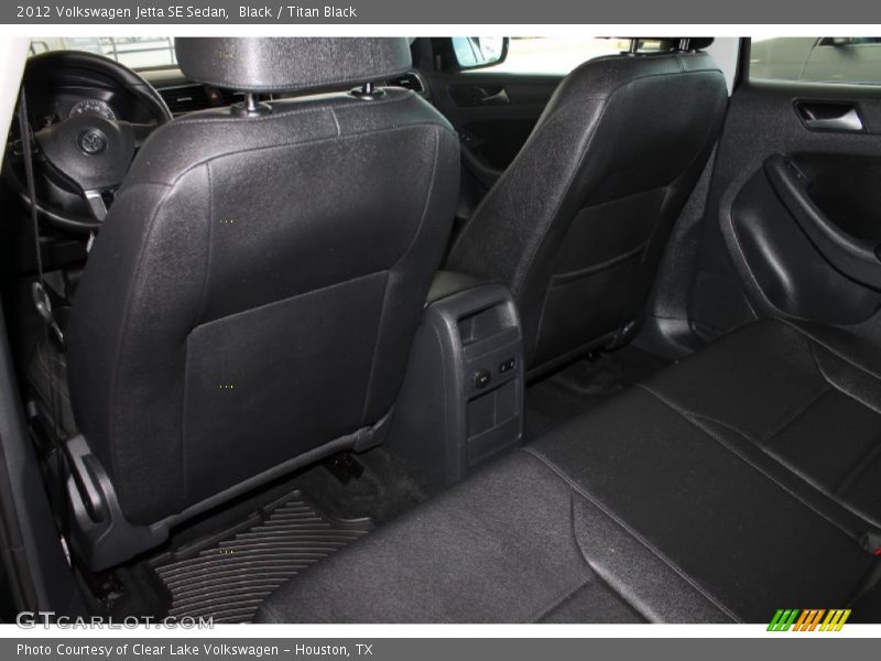 Black / Titan Black 2012 Volkswagen Jetta SE Sedan