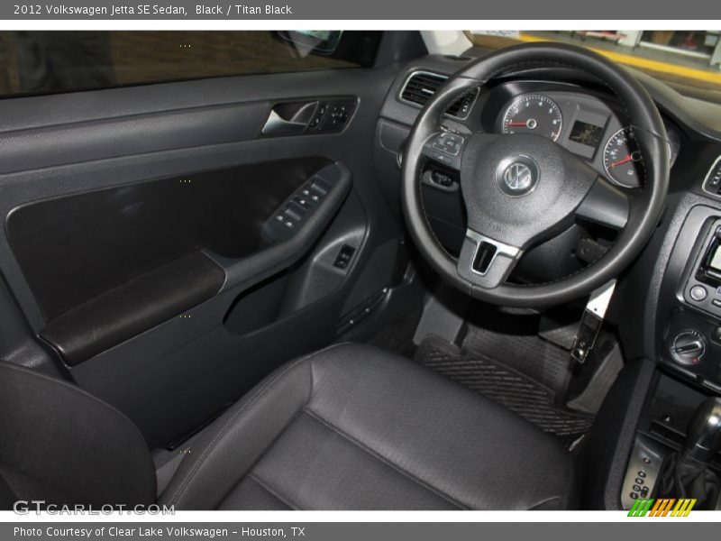 Black / Titan Black 2012 Volkswagen Jetta SE Sedan