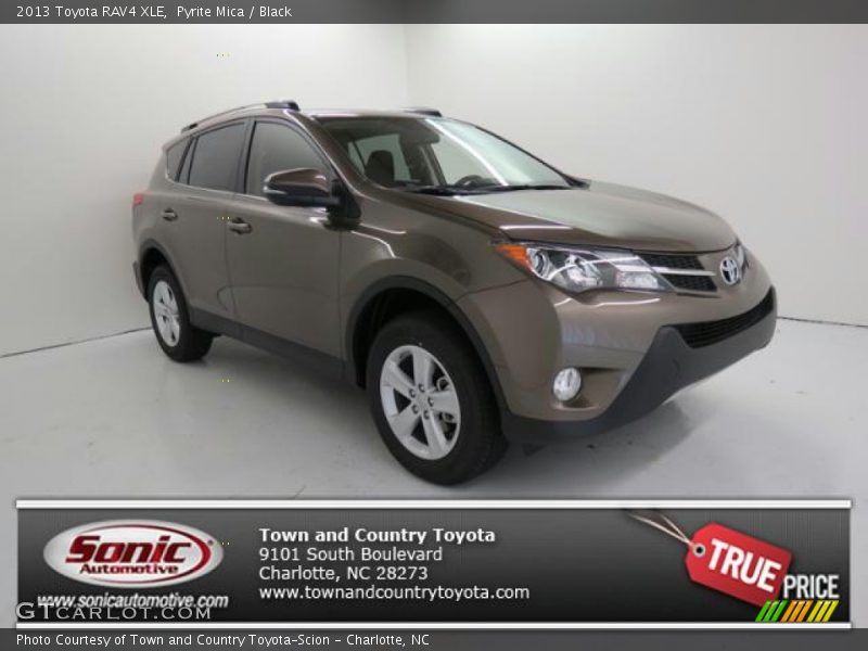 Pyrite Mica / Black 2013 Toyota RAV4 XLE