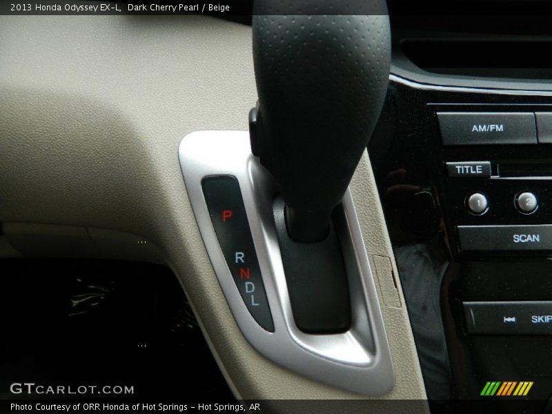 Dark Cherry Pearl / Beige 2013 Honda Odyssey EX-L
