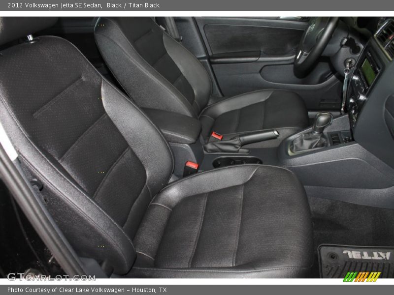 Black / Titan Black 2012 Volkswagen Jetta SE Sedan
