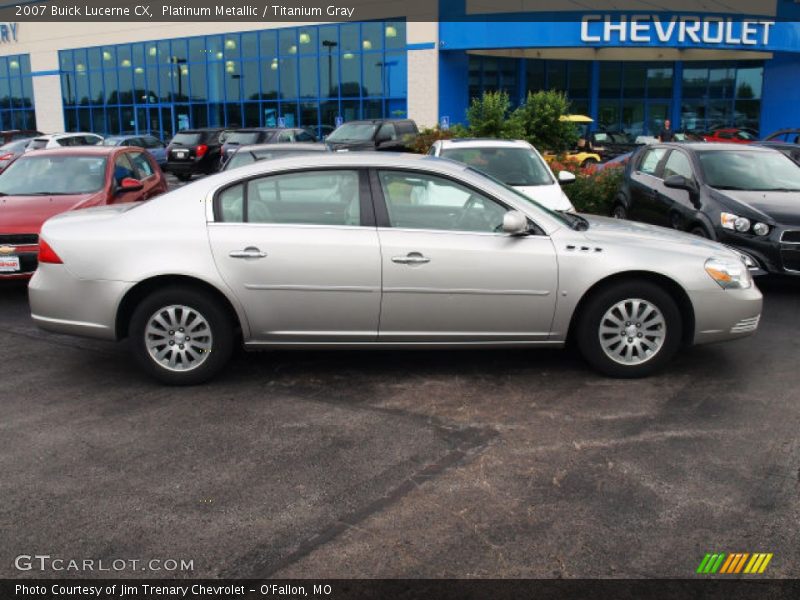 Platinum Metallic / Titanium Gray 2007 Buick Lucerne CX