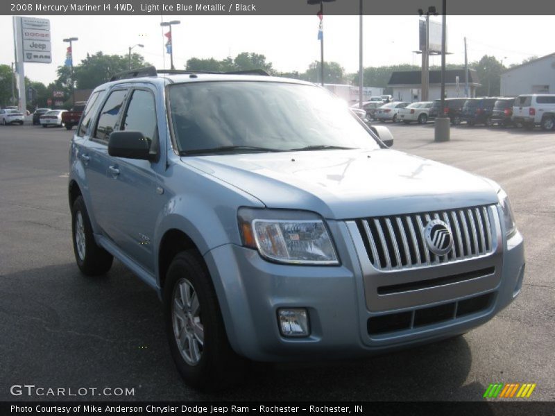 Light Ice Blue Metallic / Black 2008 Mercury Mariner I4 4WD