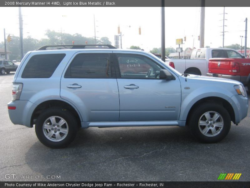 Light Ice Blue Metallic / Black 2008 Mercury Mariner I4 4WD