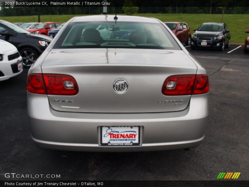 Platinum Metallic / Titanium Gray 2007 Buick Lucerne CX
