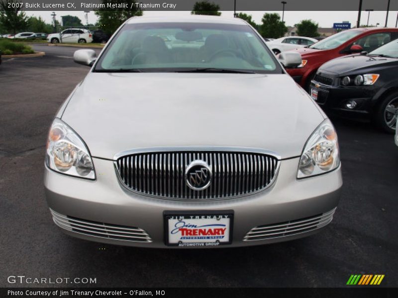 Platinum Metallic / Titanium Gray 2007 Buick Lucerne CX