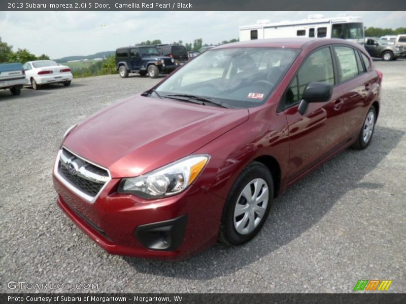 Camellia Red Pearl / Black 2013 Subaru Impreza 2.0i 5 Door