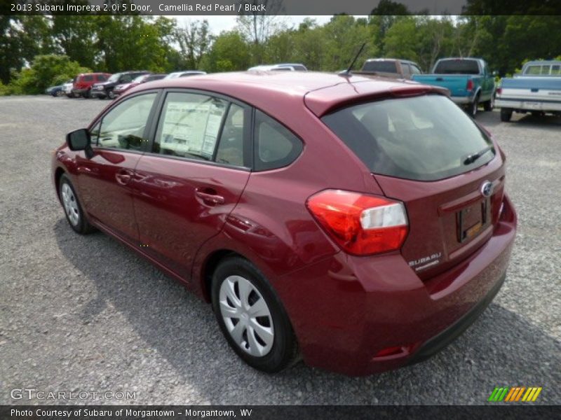 Camellia Red Pearl / Black 2013 Subaru Impreza 2.0i 5 Door
