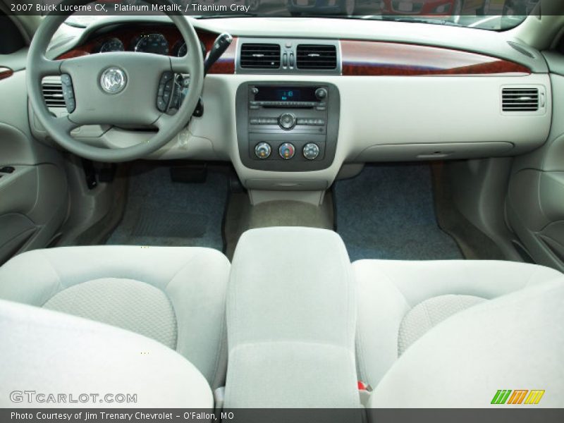 Platinum Metallic / Titanium Gray 2007 Buick Lucerne CX