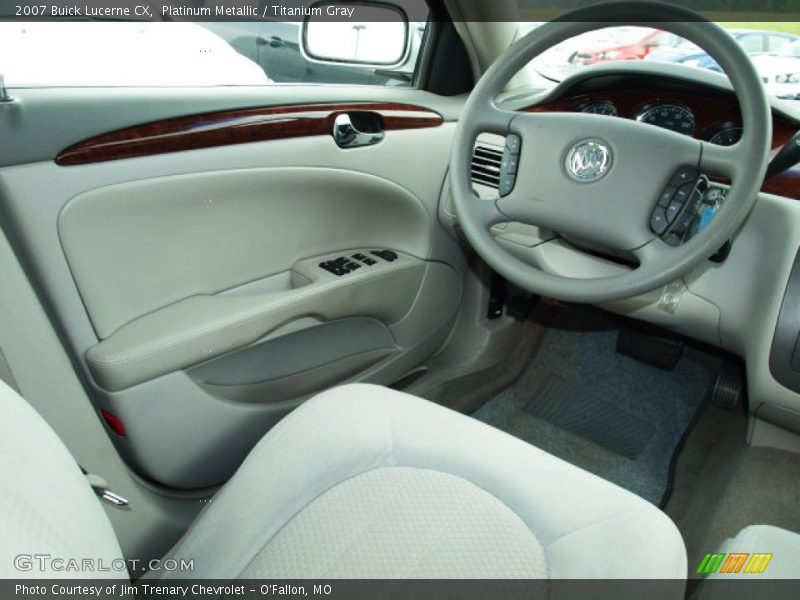Platinum Metallic / Titanium Gray 2007 Buick Lucerne CX