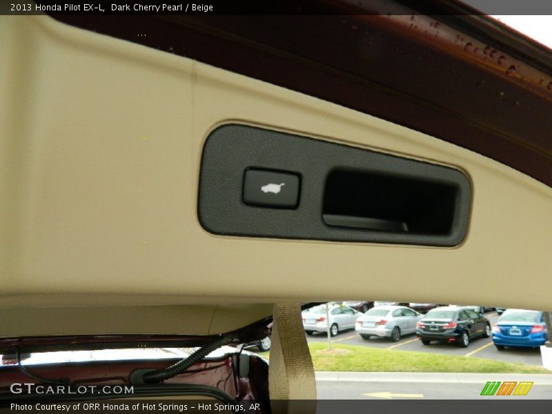 Dark Cherry Pearl / Beige 2013 Honda Pilot EX-L
