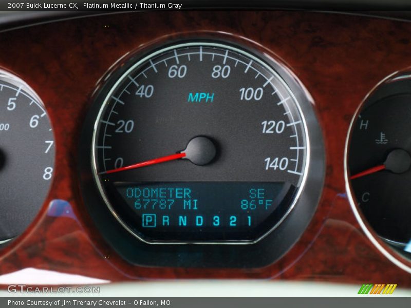 Platinum Metallic / Titanium Gray 2007 Buick Lucerne CX