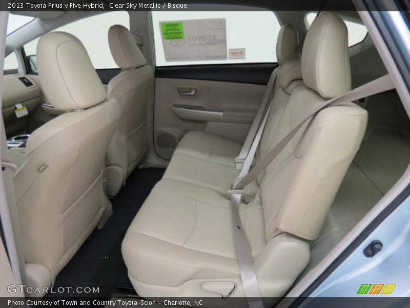Clear Sky Metallic / Bisque 2013 Toyota Prius v Five Hybrid