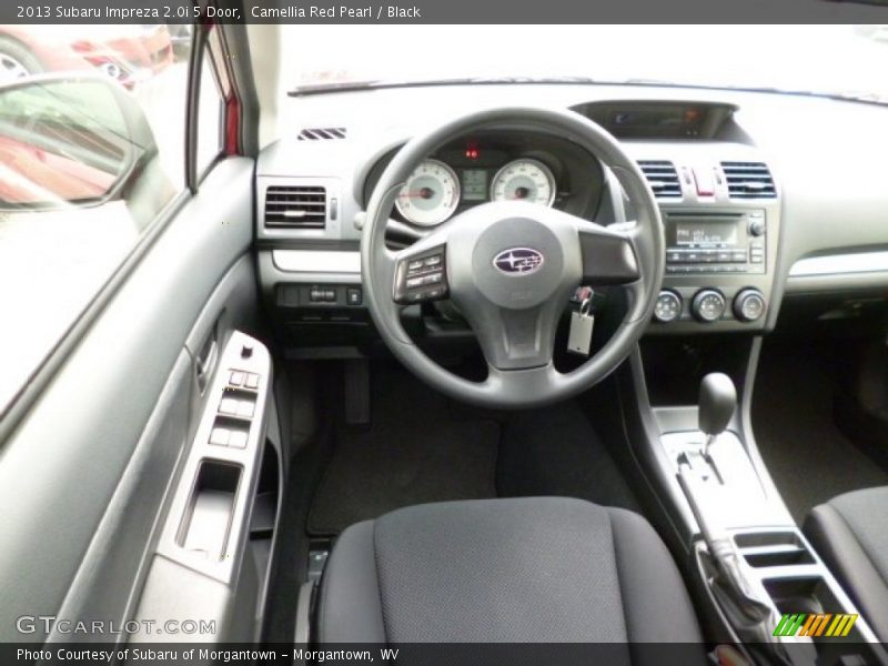 Camellia Red Pearl / Black 2013 Subaru Impreza 2.0i 5 Door