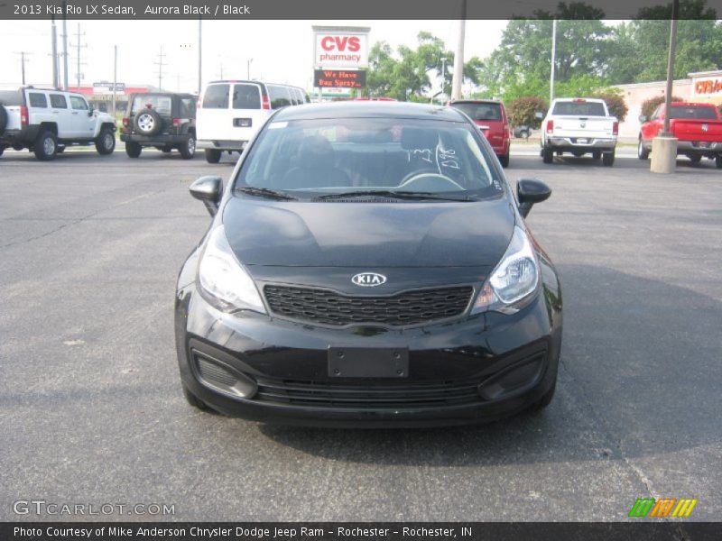 Aurora Black / Black 2013 Kia Rio LX Sedan