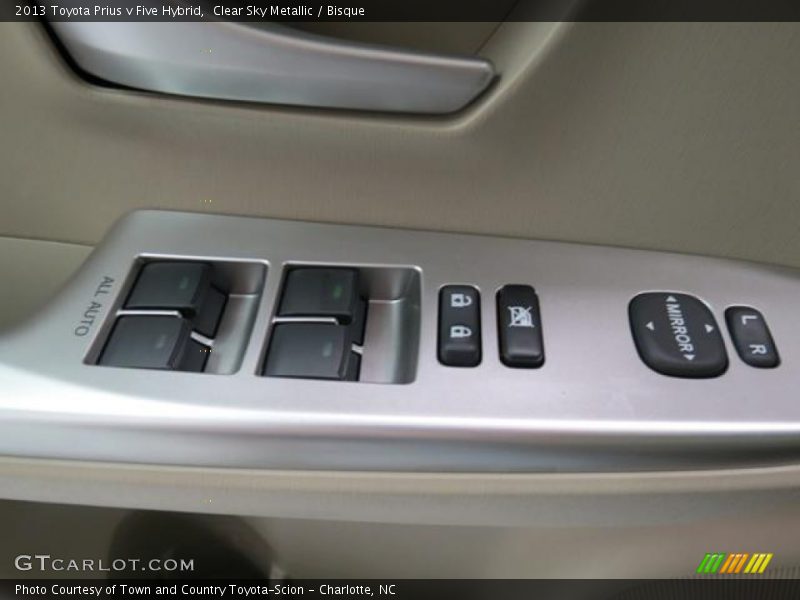 Clear Sky Metallic / Bisque 2013 Toyota Prius v Five Hybrid