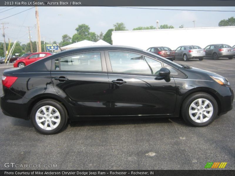 Aurora Black / Black 2013 Kia Rio LX Sedan