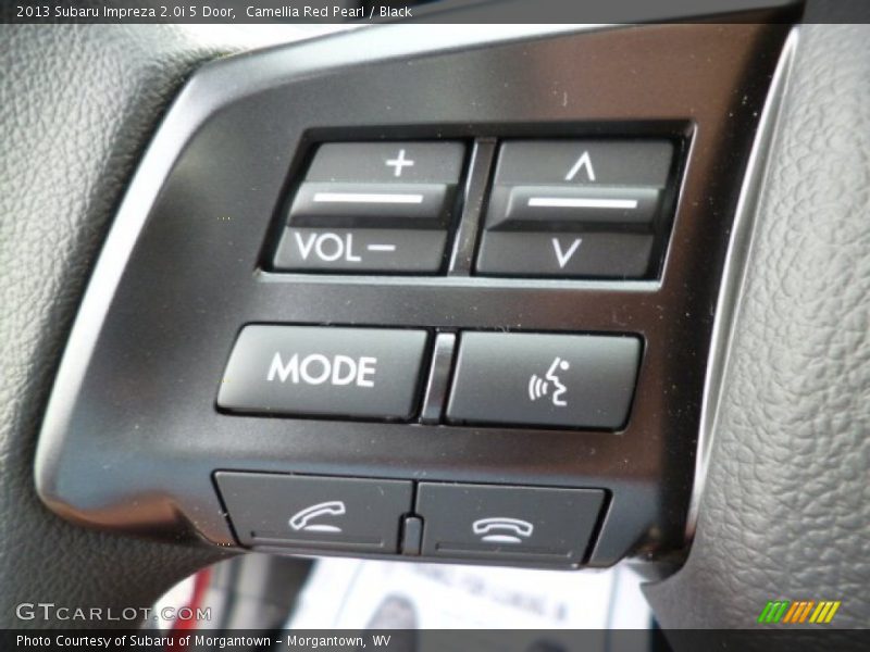 Camellia Red Pearl / Black 2013 Subaru Impreza 2.0i 5 Door
