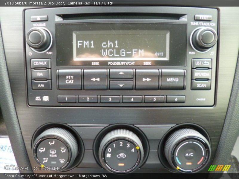 Camellia Red Pearl / Black 2013 Subaru Impreza 2.0i 5 Door