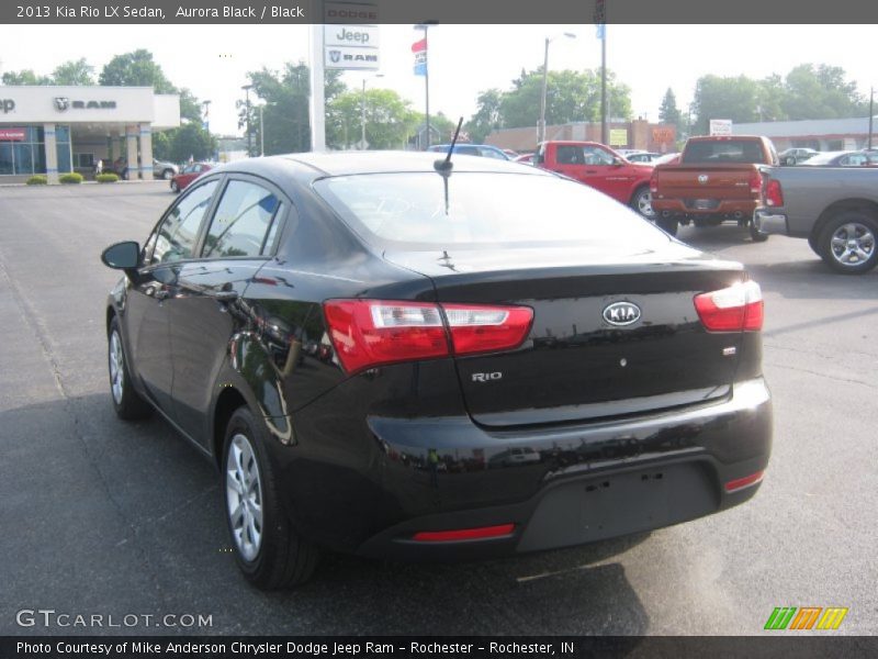 Aurora Black / Black 2013 Kia Rio LX Sedan