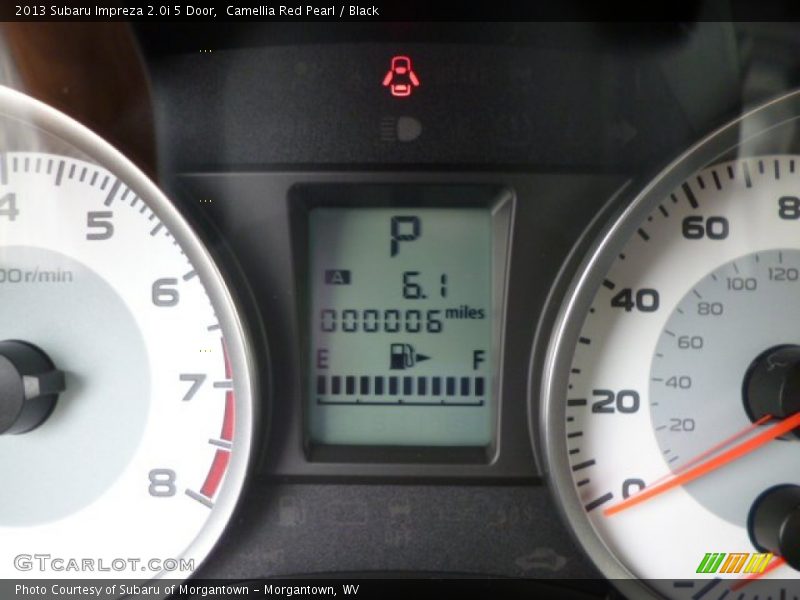 Camellia Red Pearl / Black 2013 Subaru Impreza 2.0i 5 Door