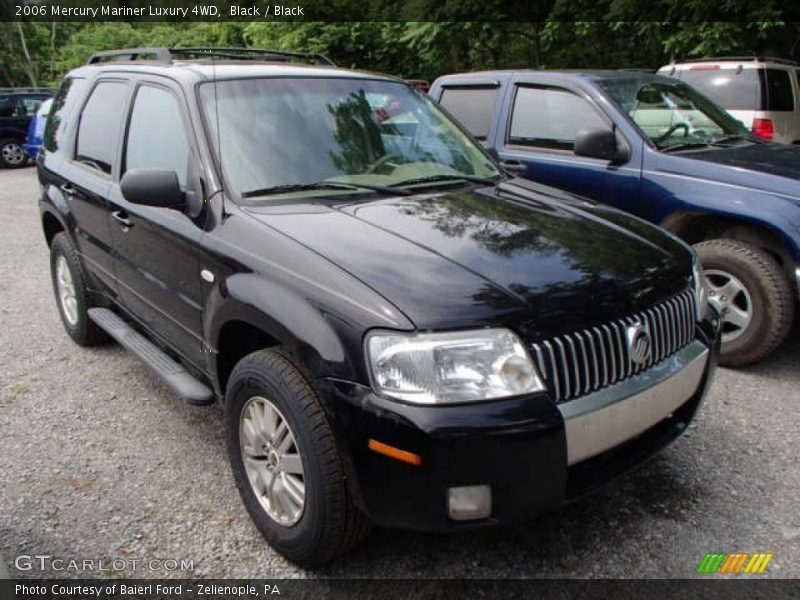 Black / Black 2006 Mercury Mariner Luxury 4WD