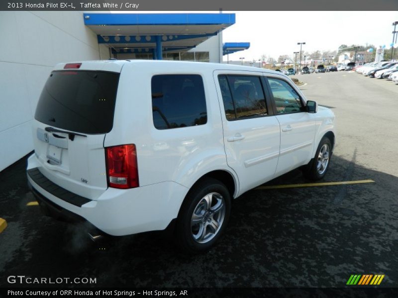 Taffeta White / Gray 2013 Honda Pilot EX-L