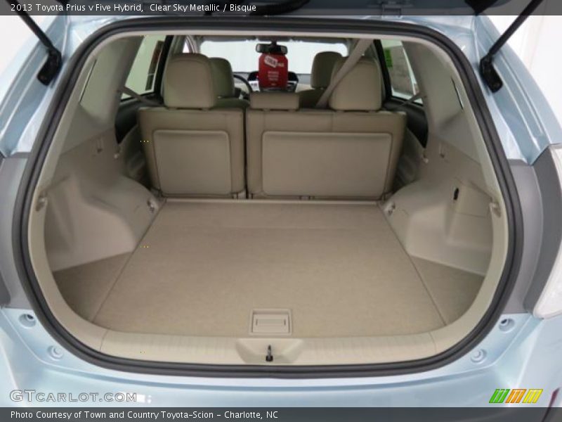 Clear Sky Metallic / Bisque 2013 Toyota Prius v Five Hybrid