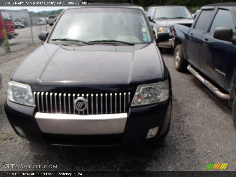 Black / Black 2006 Mercury Mariner Luxury 4WD