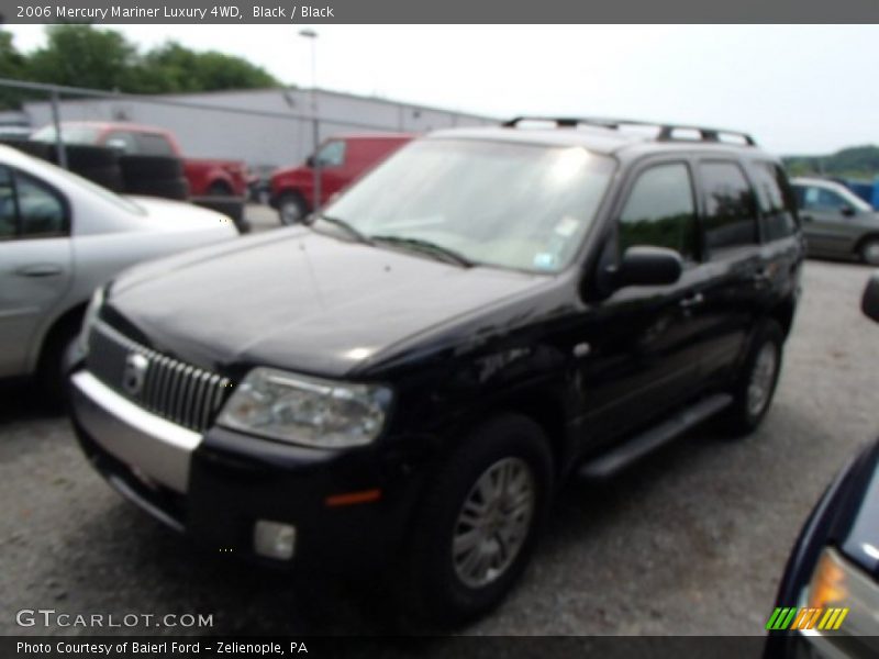 Black / Black 2006 Mercury Mariner Luxury 4WD